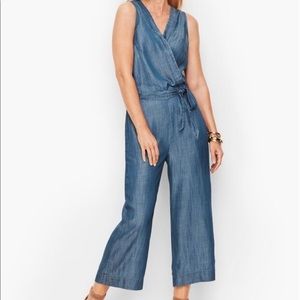 Talbots chambray jumpsuit